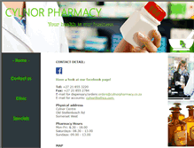 Tablet Screenshot of cylnorpharmacy.co.za